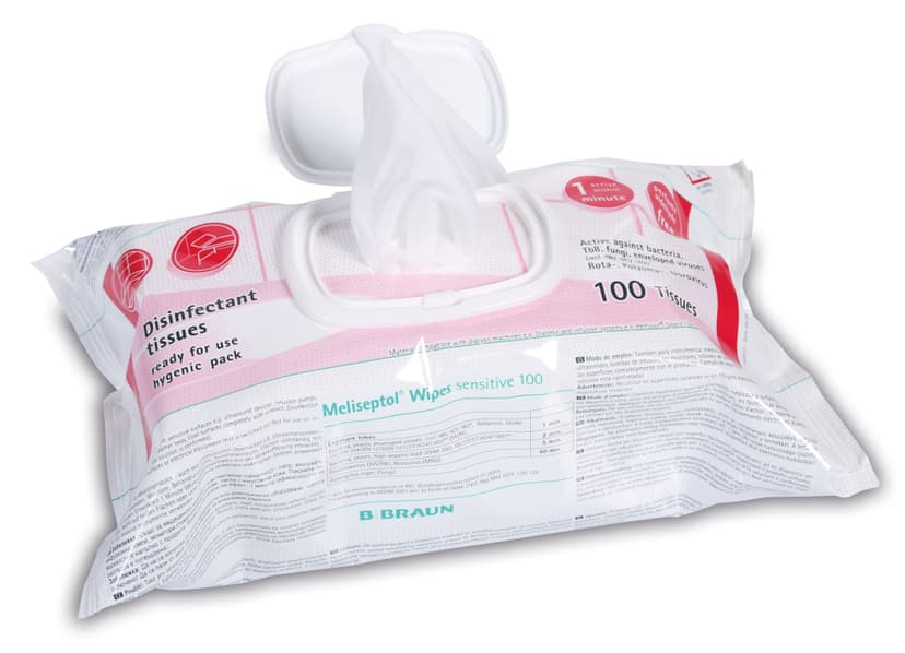 Meliseptol Wipes sensitive 100 _open-Product picture